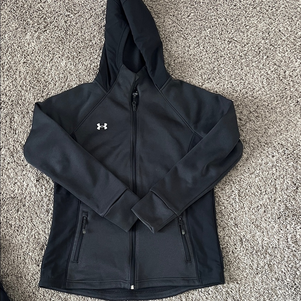 Under Armour Charcoal Full-Zip Hoodie